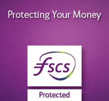 Protecting Your Money. FSCS Protected. Logo