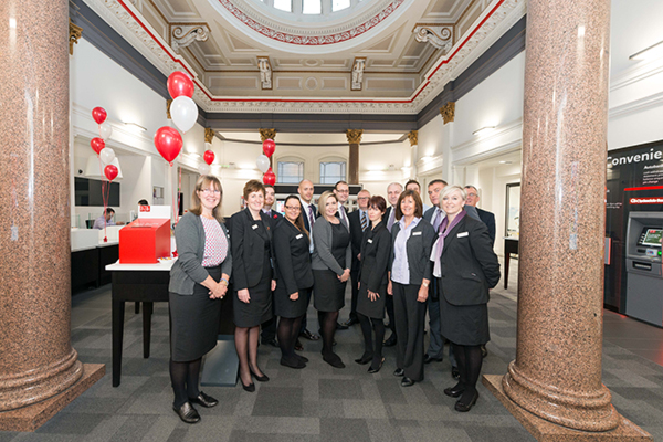 Picture of interior of new branch