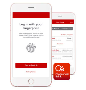 Mobile Banking Clydesdale Bank - mobile banking app