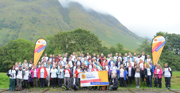 The particpants of the Trek the Ben challenge